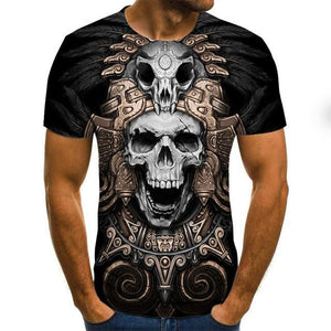 Men clothes 2020 New Mens Summer Skull Print Men Short Sleeve T-shirt 3D print t Shirt Casual Breathable funny t shirts