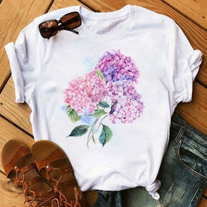 Maycaur Vogue T Shirt Women Summer Casual Tshirts Tees Harajuku Korean Style Graphic Tops New Kawaii Short Sleeve Female T-shirt