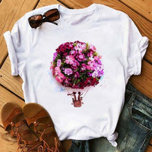 Maycaur Vogue T Shirt Women Summer Casual Tshirts Tees Harajuku Korean Style Graphic Tops New Kawaii Short Sleeve Female T-shirt