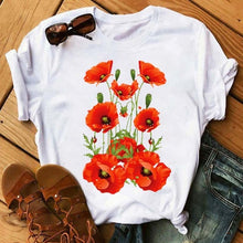 Maycaur Vogue T Shirt Women Summer Casual Tshirts Tees Harajuku Korean Style Graphic Tops New Kawaii Short Sleeve Female T-shirt