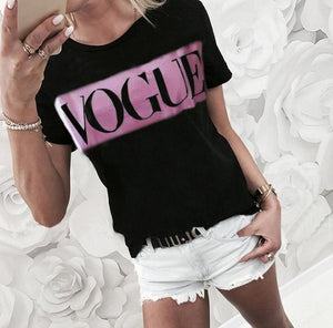 Golden Vogue Letter Print T Shirt Women Short Sleeve O Neck Loose Tshirt 2020 Summer Women Tee Shirt Tops Camisetas Mujer