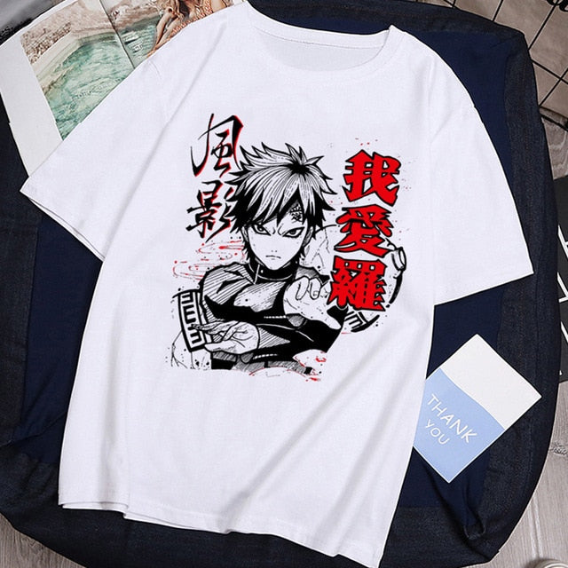 T-shirt Streetwear Naruto Sasuke Summer Harajuku Cool Tshirt Unisex T Shirt Japanese Anime Funny Cartoon Hip Hop Tops Tees Male