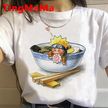 New Japanese Anime Naruto T Shirt Women Kawaii Summer Tops Cartoon Harajuku Akatsuki Graphic Tees Unisex Plus Size Tshirt Female