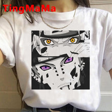 New Japanese Anime Naruto T Shirt Women Kawaii Summer Tops Cartoon Harajuku Akatsuki Graphic Tees Unisex Plus Size Tshirt Female