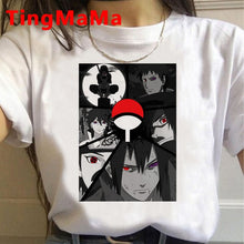 New Japanese Anime Naruto T Shirt Women Kawaii Summer Tops Cartoon Harajuku Akatsuki Graphic Tees Unisex Plus Size Tshirt Female