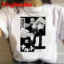 New Japanese Anime Naruto T Shirt Women Kawaii Summer Tops Cartoon Harajuku Akatsuki Graphic Tees Unisex Plus Size Tshirt Female