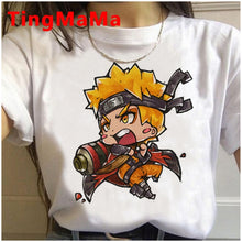 New Japanese Anime Naruto T Shirt Women Kawaii Summer Tops Cartoon Harajuku Akatsuki Graphic Tees Unisex Plus Size Tshirt Female