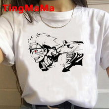 New Japanese Anime Naruto T Shirt Women Kawaii Summer Tops Cartoon Harajuku Akatsuki Graphic Tees Unisex Plus Size Tshirt Female