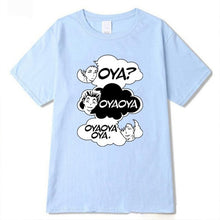 Oya Oya Oya Haikyuu T-Shirt Kuroo Anime Short Sleeve Harajuku Fashion Hip Hop T-shirt Tops Unisex