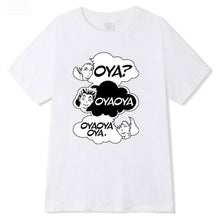 Oya Oya Oya Haikyuu T-Shirt Kuroo Anime Short Sleeve Harajuku Fashion Hip Hop T-shirt Tops Unisex