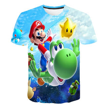 Boys and girls summer clothes new Harajuku style classic game 3d printing t-shirt hip-hop t-shirt kids