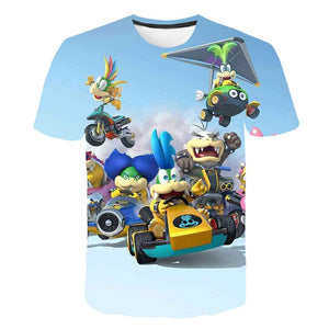 Boys and girls summer clothes new Harajuku style classic game 3d printing t-shirt hip-hop t-shirt kids