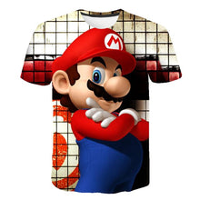 Boys and girls summer clothes new Harajuku style classic game 3d printing t-shirt hip-hop t-shirt kids