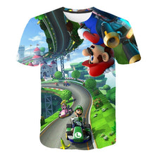 Boys and girls summer clothes new Harajuku style classic game 3d printing t-shirt hip-hop t-shirt kids