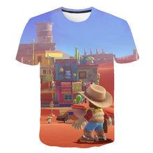 Boys and girls summer clothes new Harajuku style classic game 3d printing t-shirt hip-hop t-shirt kids