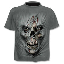 New Mens Skull T shirts Brand punk  style finger skull 3Dt- shirts Men Tops Hip hop 3d print skull punisher T-shirt dropshipping