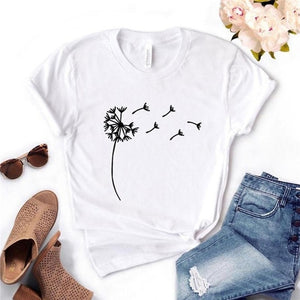 GAOKE White Summer T Shirt Women Casual Womens Tee Shirts Harajuku Plus Size Tops Short Sleeve T-shirt Ladies Women Clothings