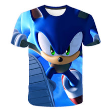 2020 Summer T-shirt Sonic the Hedgehog Casual T shirts Cartoon Baby 3D Boys t shirt  Fashion Breathable Kids Clothes shirts