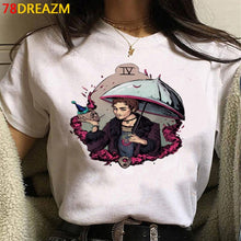 New The Umbrella Academy T Shirt Men Kawaii Summer Tops Cartoon T-shirt Cha-Cha Diego Graphic Tees Funny Harajuku Tshirt Male