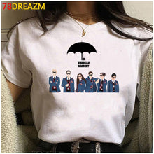 New The Umbrella Academy T Shirt Men Kawaii Summer Tops Cartoon T-shirt Cha-Cha Diego Graphic Tees Funny Harajuku Tshirt Male