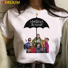 New The Umbrella Academy T Shirt Men Kawaii Summer Tops Cartoon T-shirt Cha-Cha Diego Graphic Tees Funny Harajuku Tshirt Male