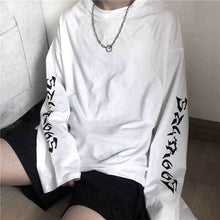 NiceMix Cartoon Horror Graphic T-shirt Women Character Print Loose Punk Japanese T Shirts Pullover Top Harajuku Street Tees