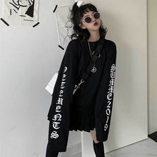 NiceMix Cartoon Horror Graphic T-shirt Women Character Print Loose Punk Japanese T Shirts Pullover Top Harajuku Street Tees