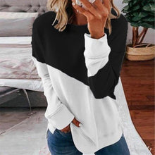 Patchwork T-shirt Women Long Sleeve Tops Tee 2020 Spring Autumn T Shirt Women Clothes Female O-neck Tee harajuku mujer camisetas