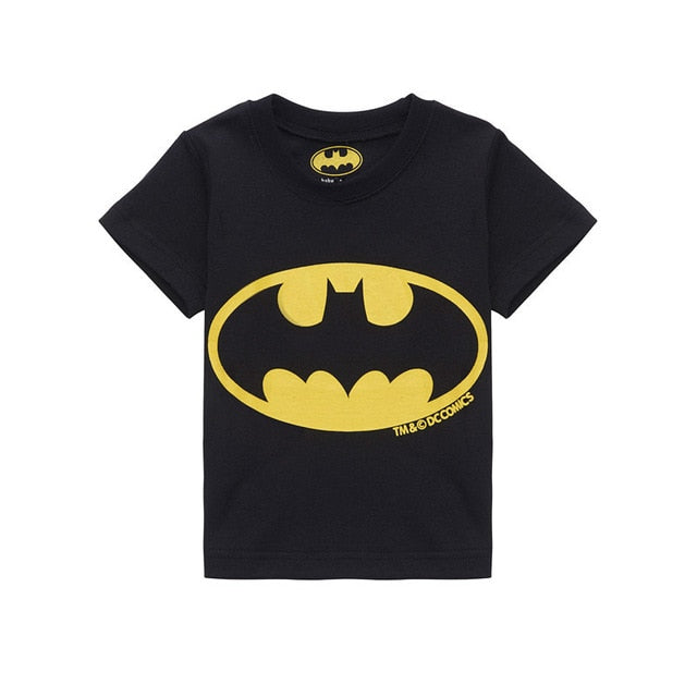 Spring Long Sleeve T Shirts Children Batman Superman Movies Printing Boys Clothes T-Shirts Girls Boys Kids Baby Children's Cloth