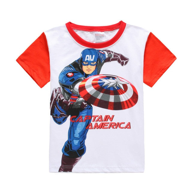Spring Long Sleeve T Shirts Children Batman Superman Movies Printing Boys Clothes T-Shirts Girls Boys Kids Baby Children's Cloth