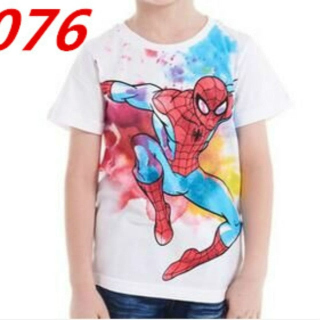 Spring Long Sleeve T Shirts Children Batman Superman Movies Printing Boys Clothes T-Shirts Girls Boys Kids Baby Children's Cloth