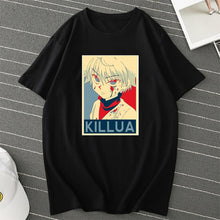 Hunter X Hunter Anime Mens T Shirt Tops Tees Killua Zoldyck Devil Eye Teeshirt Tops Short Sleeve Casual Men Tshirt Clothes Male