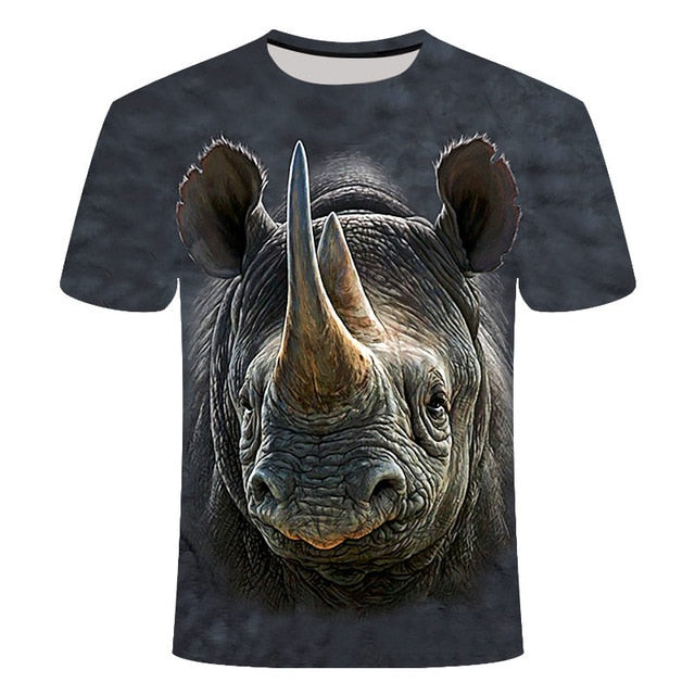 T-shirts 3D Men 2020 Summer Printed Animal Monkey T-shirt Short Sleeve Funny Design Casual Tops Tees Male T-shirt  Size XXS-6XL