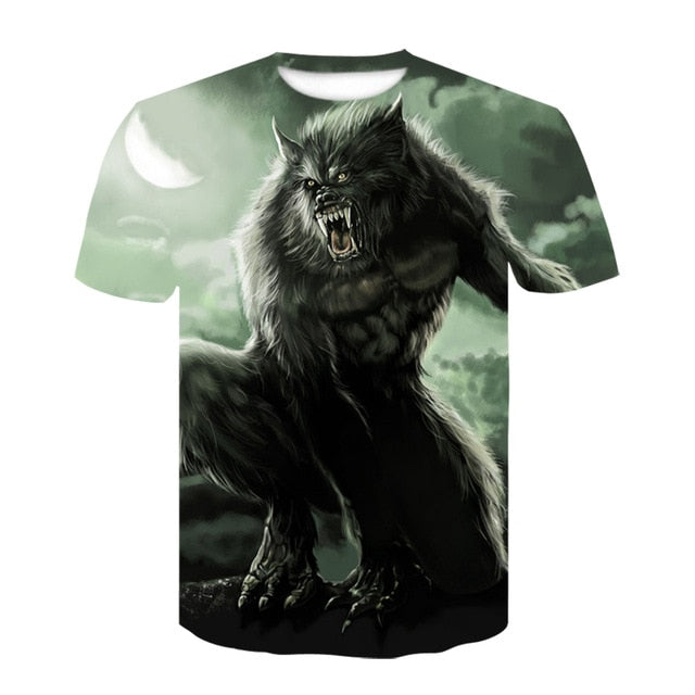 T-shirts 3D Men 2020 Summer Printed Animal Monkey T-shirt Short Sleeve Funny Design Casual Tops Tees Male T-shirt  Size XXS-6XL