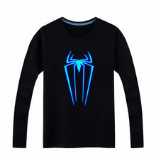 Brand New Luminous Long Sleeve T-Shirt For Boys T Shirt Christmas Teen Girl Tops 3-15 years Teenage Toddler Boy Tshirts