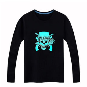 Brand New Luminous Long Sleeve T-Shirt For Boys T Shirt Christmas Teen Girl Tops 3-15 years Teenage Toddler Boy Tshirts