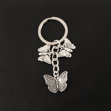 New Colorful Enamel Butterfly Keychain Insects Car Key Women Bag Accessories Jewelry Gifts