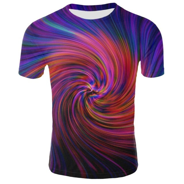 Summer 2020 new suit fake two-piece T-shirt men's summer 3D printing casual 3D T-shirt tops T-shirt