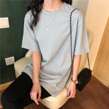 Alien Kitty 2020 New Summer T Shirt Women Soft Free Loose Hot Sale Solid Fresh Casual Natural Short Basic Shirts 4 Colors