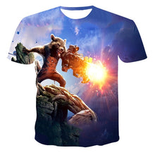 New 3D Men T-shirt Bear Warrior Pattern Men's Clothing The Streets Of Leisure Short Sleeve Men's Summer Fashion Print T-shirts