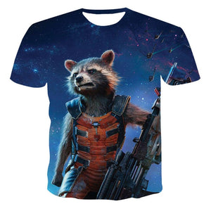 New 3D Men T-shirt Bear Warrior Pattern Men's Clothing The Streets Of Leisure Short Sleeve Men's Summer Fashion Print T-shirts