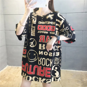 harajuku Women Striped Oversize Tshirt Chic Fashion 90s full Sleeve Loose T-shirts Female Casual Tops Clothes Streetwear T shirt