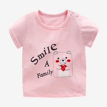 HIPAC Clothes Baby T-shirt Kids Short Sleeve Shirt Girls Top Boy Clothing Cotton Girls T-shirt Baby Girl Summer Tshirt Sale