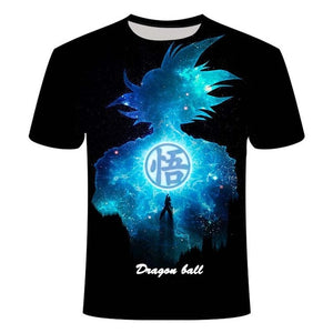 Manga Dragon Ball z Super Saiyan Son Goku Anime Summer 3D Printing Latest Fashion T-shirt Top Men/Boys Cartoon Casual T-shirt