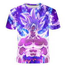 Manga Dragon Ball z Super Saiyan Son Goku Anime Summer 3D Printing Latest Fashion T-shirt Top Men/Boys Cartoon Casual T-shirt