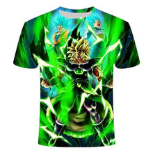 Manga Dragon Ball z Super Saiyan Son Goku Anime Summer 3D Printing Latest Fashion T-shirt Top Men/Boys Cartoon Casual T-shirt