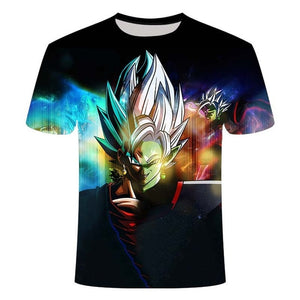 Manga Dragon Ball z Super Saiyan Son Goku Anime Summer 3D Printing Latest Fashion T-shirt Top Men/Boys Cartoon Casual T-shirt