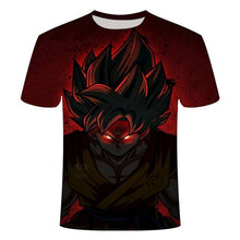 Manga Dragon Ball z Super Saiyan Son Goku Anime Summer 3D Printing Latest Fashion T-shirt Top Men/Boys Cartoon Casual T-shirt