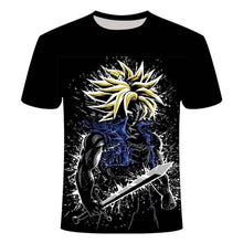 Manga Dragon Ball z Super Saiyan Son Goku Anime Summer 3D Printing Latest Fashion T-shirt Top Men/Boys Cartoon Casual T-shirt