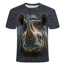 2020 New 3D Lion T-shirt Men's Animal T-shirt Cool 3D Style Pattern 3DT Shirt Summer Trend Short Sleeve